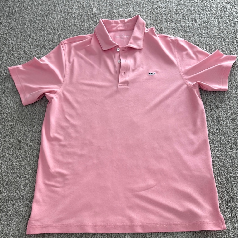 Vineyard Vines Light Pink Polo Shirt